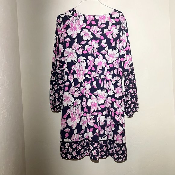 NWOT Eliza J Mixed Floral Print Dress Size 18 - Picture 3 of 6